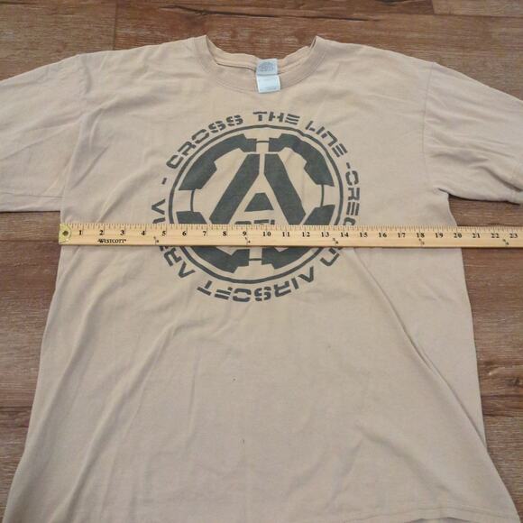 VTG Airsoft Adult Large Shirt Tech Video Game Gun Punk Skater Oregon Y2K - Picture 5 of 6